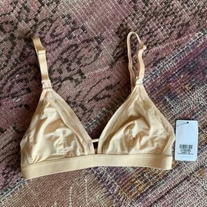 Lively size small almond color nursing bra new with tags